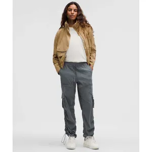 Lululemon Dance Studio Relaxed-Fit Mid-Rise Cargo Pant Oil Grey XS LW5GILS thumbnail 2