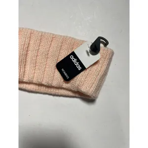 Adidas Headband Womens OSFA Pink Tint Linear Ribbed Knit Ear Warmer Athletic thumbnail 4