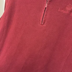 Longaberger Homestead Size Large Red Fleece Quarterzip thumbnail 2