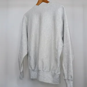 Vintage 90s KU Jayhawks Kansas Gray Pinstripe Sweatshirt thumbnail 8