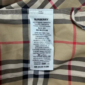 Burberry Giovanna Vintage Check Poplin Cotton Shirt Dress Beige Size 4 thumbnail 16