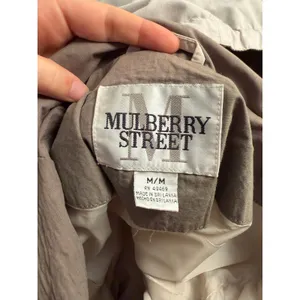 Vintage Mulberry Street Two-Tone Utility Jacket Ivory & Grey Gorpcore Coastal thumbnail 7