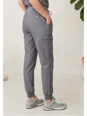 FIGS Technical Collection Zamora Jogger Scrub Pants Womens M Gray Cargo Stretch thumbnail 2