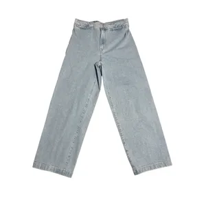 Madewell Emmett Wide-Leg High-Rise Jeans Light Wash Size 27 Cropped‎ Denim thumbnail 4