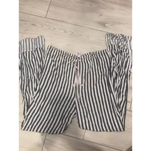Victoria's Secret Pajama Set Small Navy White Stripe Metallic Shimmer 2pc S thumbnail 7