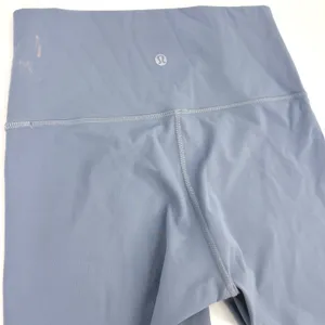 Lululemon High Rise Upcyled Tie Dye Blue White Biker Short Sz‎ 6 *Read* thumbnail 8