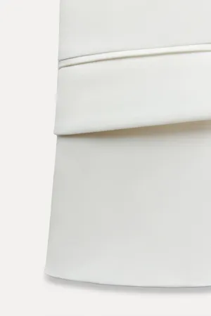 ZARA white vest top sleeveless blazer jacket thumbnail 10