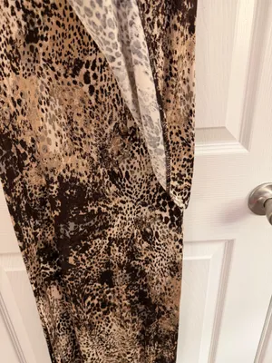 Y2K Orsay Leopard Print Sleeveless Bodycon Maxi Dress thumbnail 4