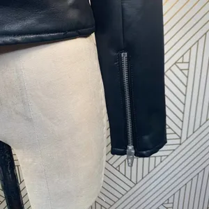 BLANKNYC Faux Leather Full Zip‎ Moto Jacket Black thumbnail 5