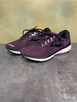 Brooks Ghost 12 Women's Running Shoes Black/Fuchsia Size 10B thumbnail 3