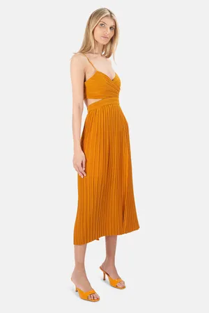 A.L.C. Sienna pleated midi dress thumbnail 3