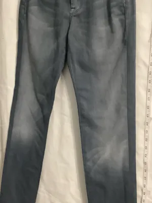 7 For All Mankind Straight Leg W24 Denim Ginger LowRise Gray Charcoal Wash thumbnail 1