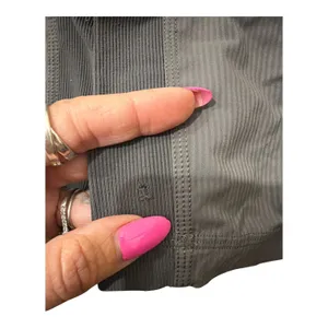 Lululemon Studio Dance Crop / Street to Studio Pant Size 6 • Gray Pinstripe thumbnail 6