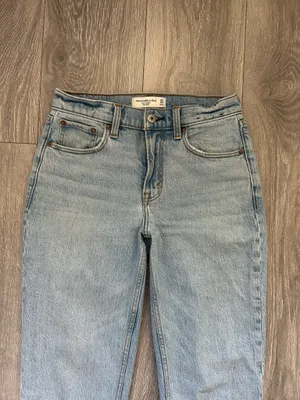 Abercrombie & Fitch The Straight Mid-Rise Jeans Size W24 thumbnail 2