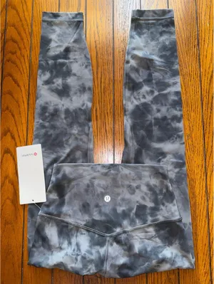 Lululemon Align High Rise 25” Diamond Dye Graphite Grey Size 4 NWT thumbnail 1