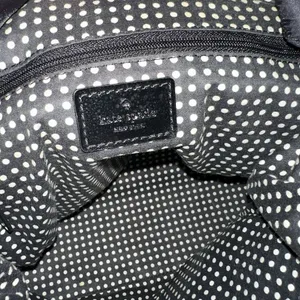 Kate Spade NY Carmen Black Nylon Convertible Fold Flap Satchel Bag w Crossbody thumbnail 10