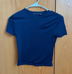 Abercrombie & fitch seamless tee navy thumbnail 1