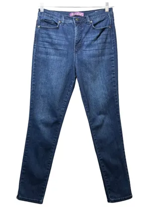 Gloria Vanderbilt Amanda Skinny Jeans Dark Wash Blue High Rise Denim Womens 10 thumbnail 1