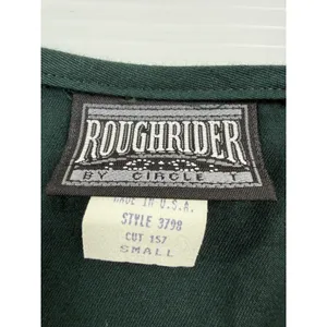 Roughrider‎ Circle T Vintage Southwestern Tapestry Vest Green Red Small 3798 thumbnail 2