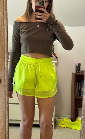 Neon Nike Running Shorts thumbnail 1