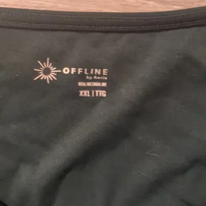 Aerie Offline Real Me Green Long Sleeve Cinch Crop Top Size XXL thumbnail 2