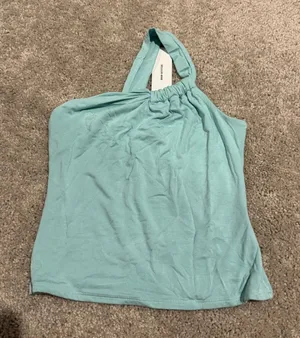 Urban Outfitters Aquamarine Asymmetrical Top thumbnail 1
