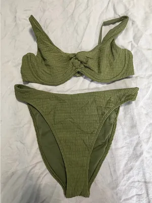 Abercrombie Green Bikini Set thumbnail 1