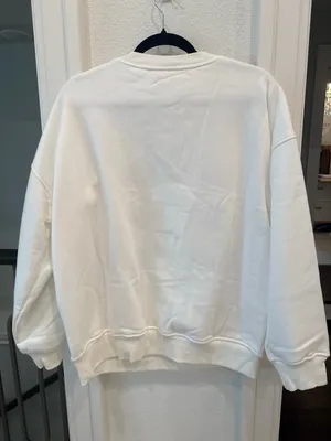 Le Lis Aspen Ski Club White Graphic Crewneck Sweatshirt Medium NWT thumbnail 4