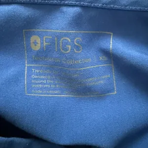 Figs FIONx Catarina One-Pocket Scrub Top Classic Fit V-Neck Blue Medical Sz XS thumbnail 5