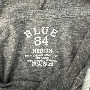 Blue 84 Gray Hoodie with Buffalo Graphic thumbnail 2