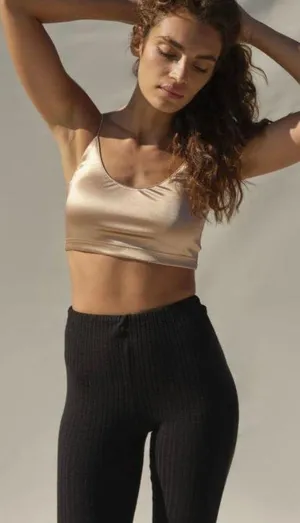 Urban Outfitters Satin Crop Top thumbnail 3