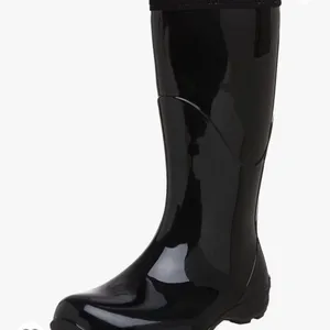 Kamik  tall black rain boots thumbnail 8
