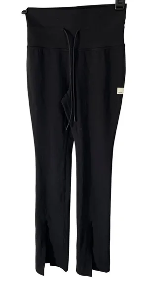 Vuori Womens XS Black High-Waisted Split Hem Leggings thumbnail 1