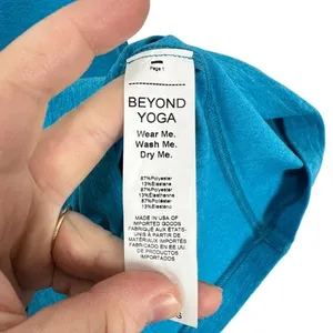 Beyond Yoga Blue Spacedye Criss Cross Back Active Dress with Shelf Bra‎ Size M thumbnail 6