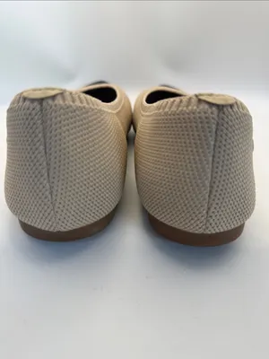 Vivaia pointed-toe Ballet Flats (Aria 5°) Almond & Black sz 39.5 / 9.5 washable thumbnail 8