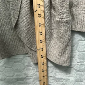 Barefoot‎ Dreams Women Cardigan M CozyChic Lite Beige Open Front Minimalist Soft thumbnail 6
