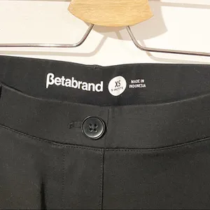 Betabrand Size XS Petite Dress Pant Yoga Pants Boot-Cut‎ Classic Black thumbnail 3