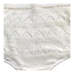 POL White Textured Knit Bloomer Shorts Medium High Waist Boho Cottagecore thumbnail 4