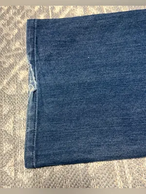Michael Kors Indigo Flared Wide-Leg Jeans thumbnail 5