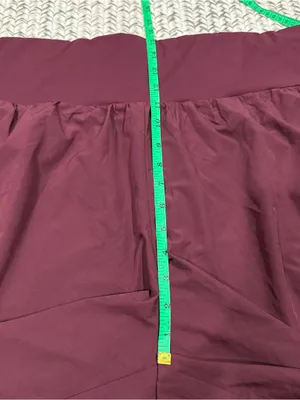 Halara Maroon Flowy High Waisted Pants thumbnail 6