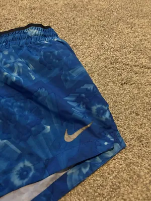 Blue Floral Running Shorts thumbnail 2