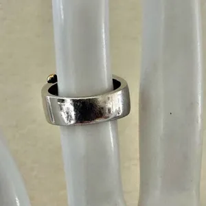 Bold Dome Ring – Silver & Gold Mixed Metal Statement thumbnail 5