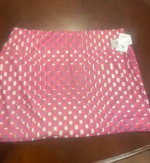 BP NWT pink/Purple Prism Check Mini Skirt thumbnail 1