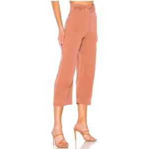 Free People Patti Crop Pants In Rose Size 26 thumbnail 5