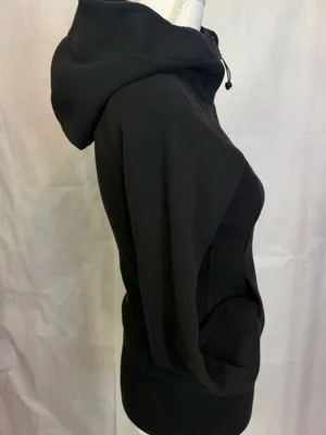 lululemon athletica Black Hooded Zip Bomber Jacket thumbnail 8