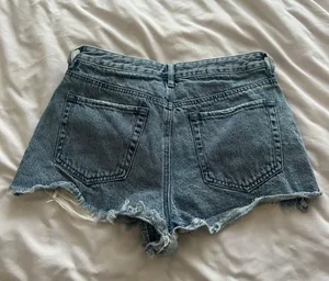 PacSun High Waisted Distressed Denim Shorts thumbnail 2