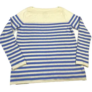 Gap Eversoft‎ Sweater Wool Blend Womens Size Small Preppy Nautical Striped Soft thumbnail 2
