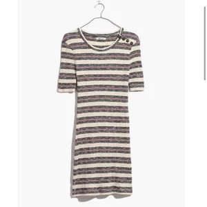 Madewell Short-Sleeve Mini Dress in Lawton Stripe XS Patriotic Nautical thumbnail 10