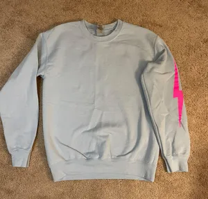Gildan Blue Lightning Bolt Sweatshirt thumbnail 1