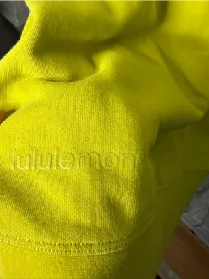 Lululemon Perfectly Oversized Crew Yellow Serpentine Sweatshirt Oversized thumbnail 3